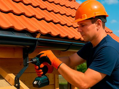 Монтаж водосточной системы