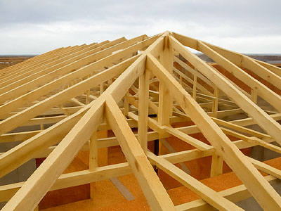 Строительство стропильной системы